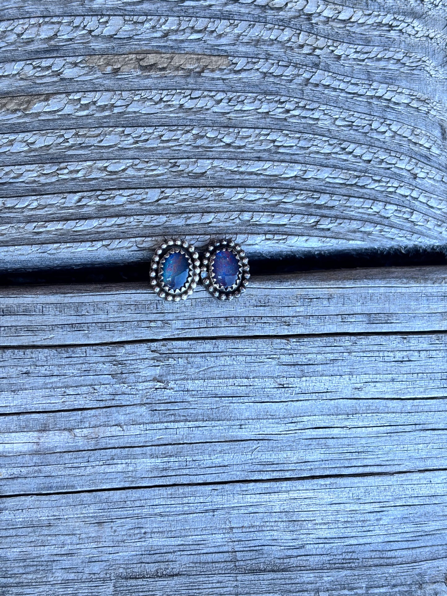 Opal studs