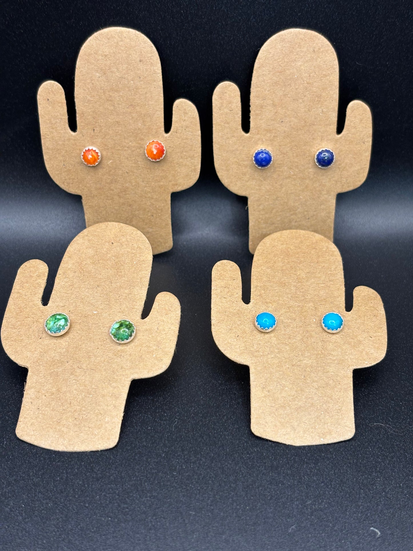 5mm Kingman stud earrings