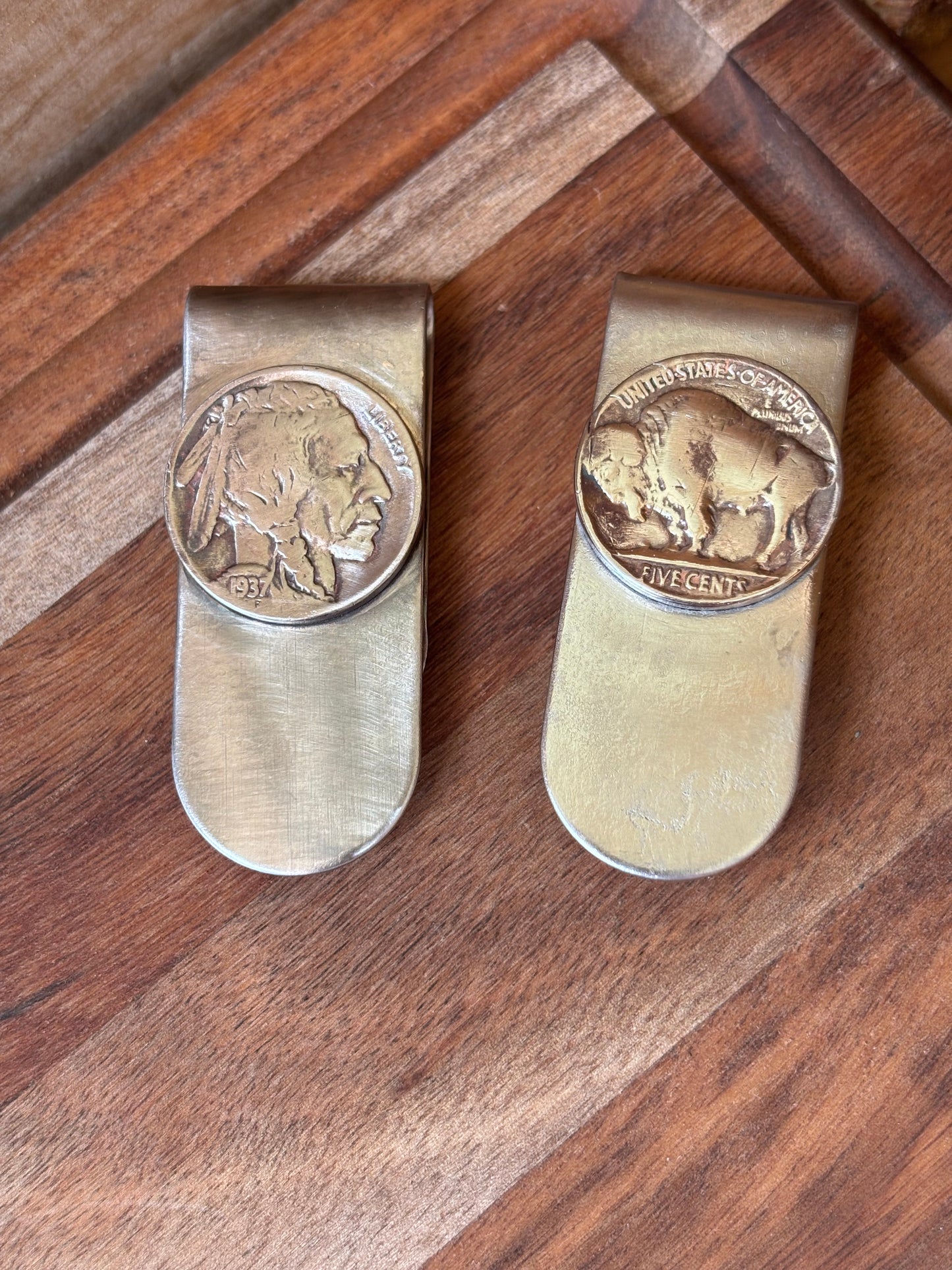 Buffalo Nickel Money Clip