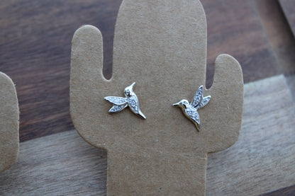 Hummingbird studs