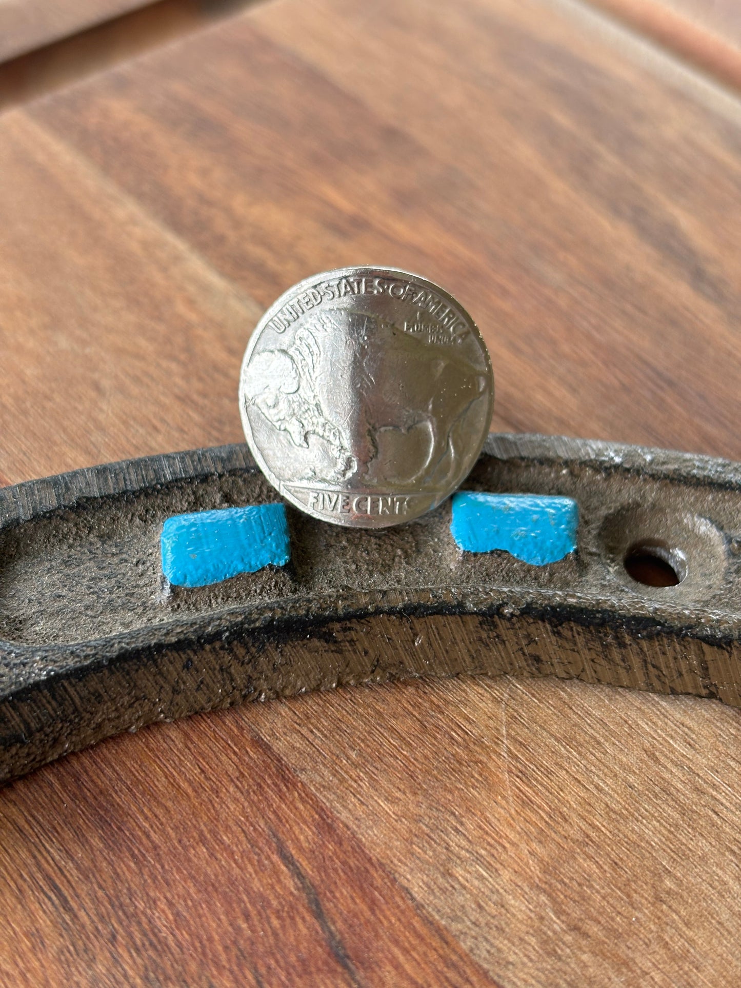Buffalo nickel rings
