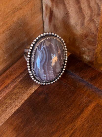 Agate Ring sz 8.75