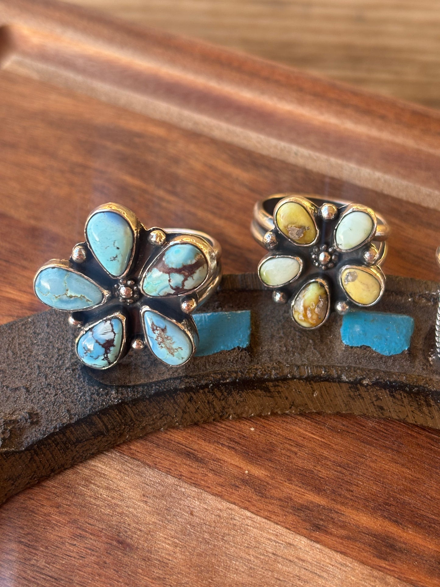 Adjustable Flower rings