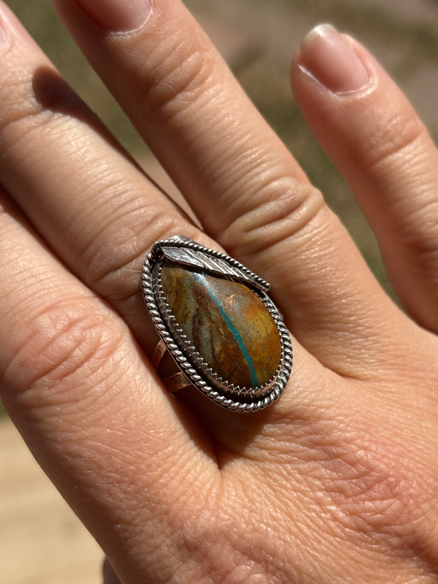 Feathered Royston Ring