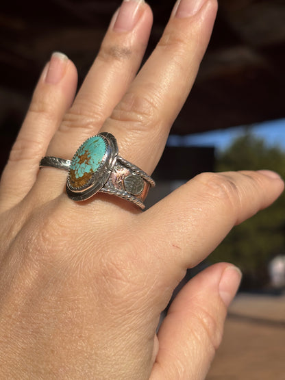 Number 8 turquoise ring