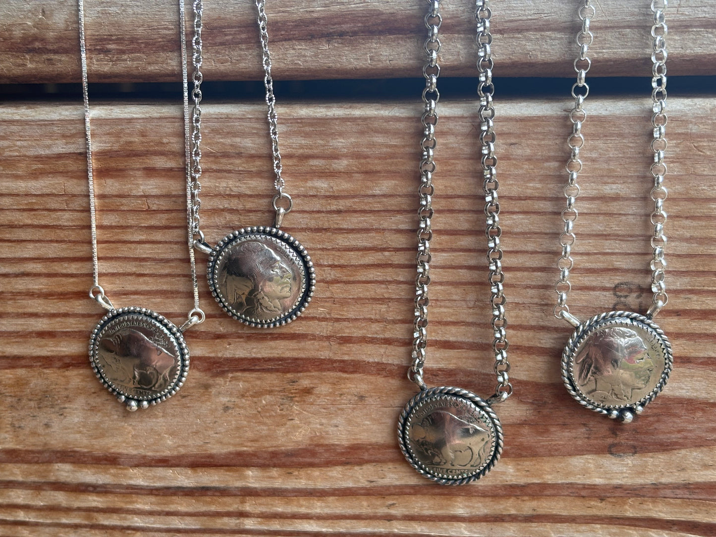 Buffalo nickel necklace