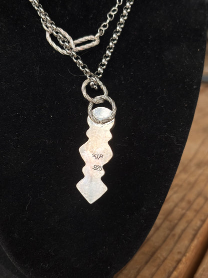 Three Stone Drop necklace