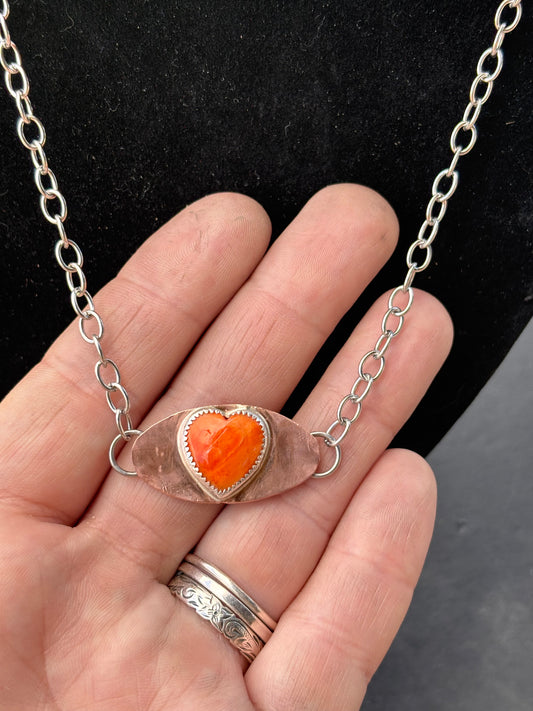 Spiny Heart Necklace