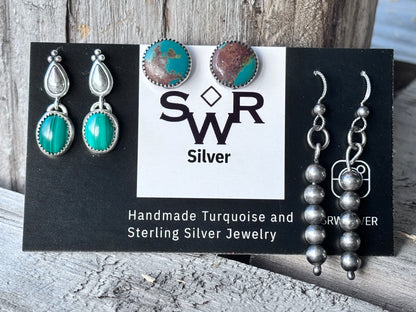 Turquoise Mountain Studs