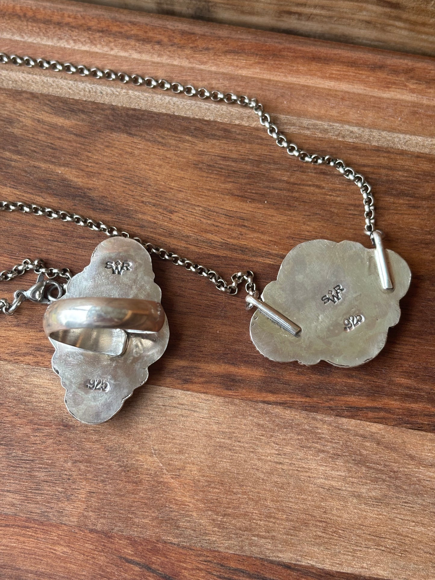 White Buffalo&Kingman necklace