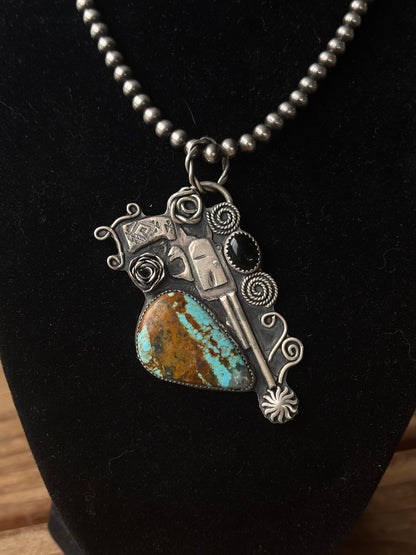 Guns and Roses Pendant