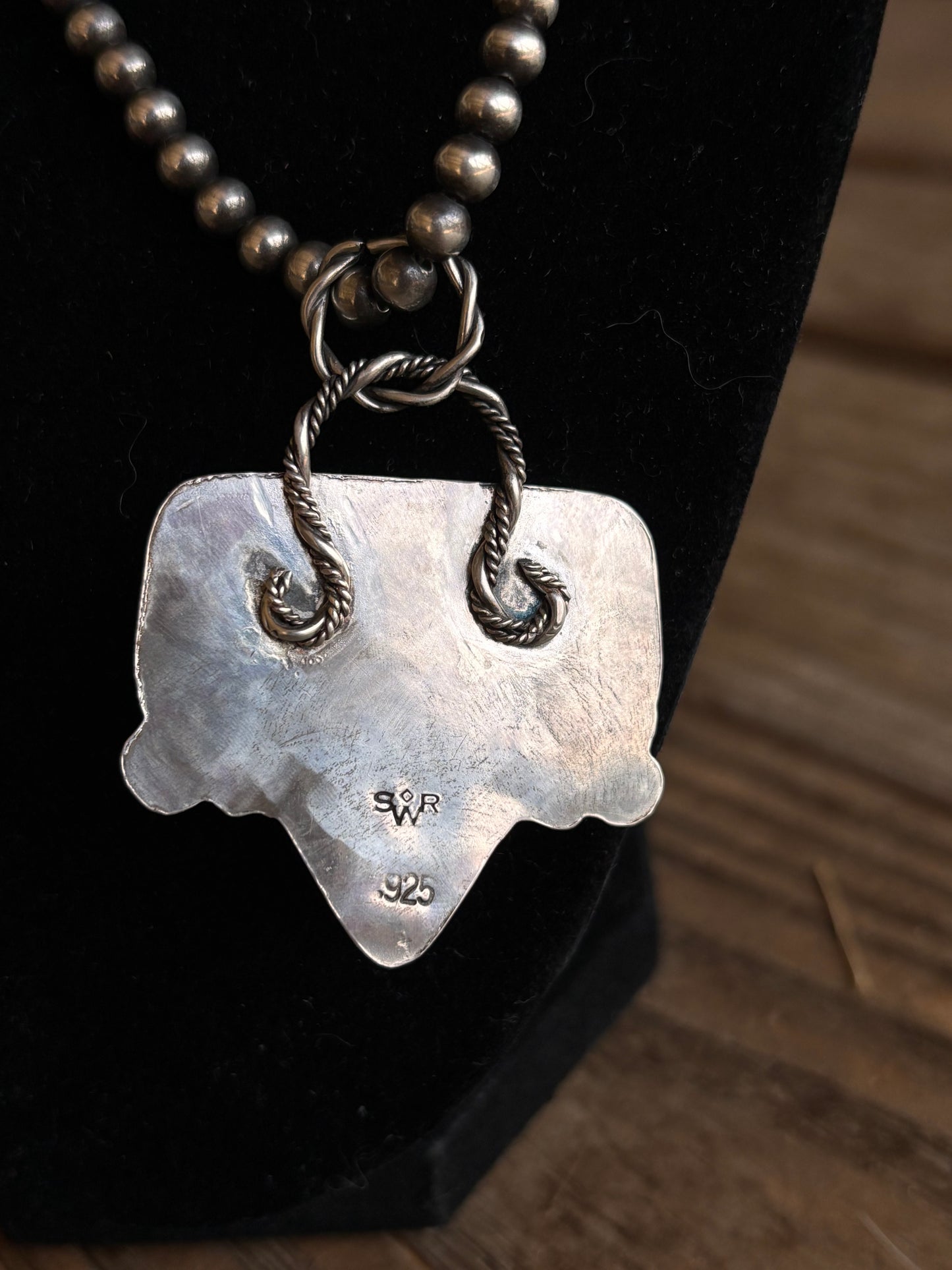 Plume Agate Pendant