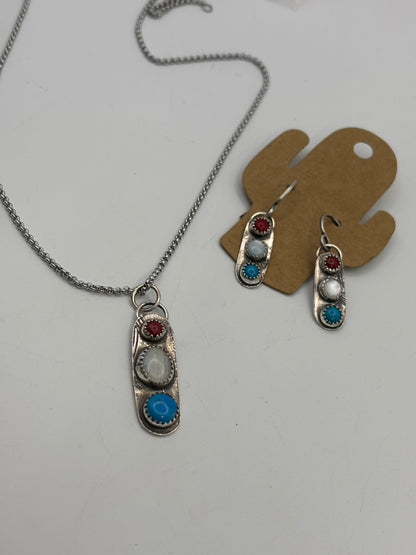 RWB earrings
