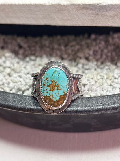 Number 8 turquoise ring
