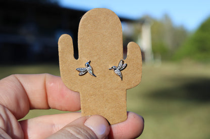 Hummingbird studs