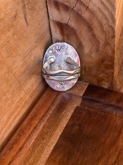 Agate Ring sz 8.75