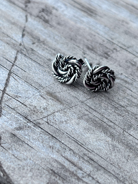 The Sterling Rose Studs