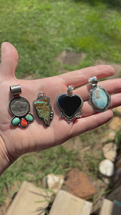Black Onyx Heart